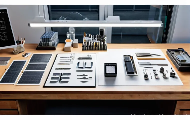 공업디자인과 친환경 디자인 - **Prompt:** A serene and brightly lit industrial design studio, where a thoughtful, mid-career desig...