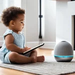 스마트 제품 디자인 - **Seamless Morning Routine in a Smart Home:**
    "A cozy, sunlit modern living room on a bright mor...